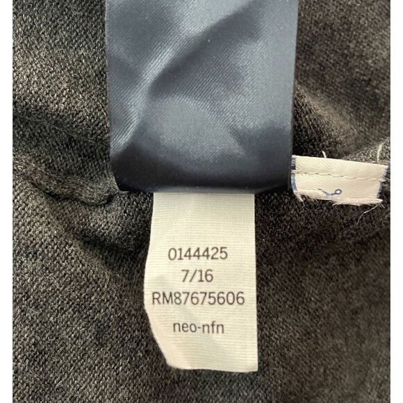 Tommy Hilfiger Gray Embellished Cotton Sweater Sz Lg - Classic - Cozy - Preppy - Picture 8 of 8